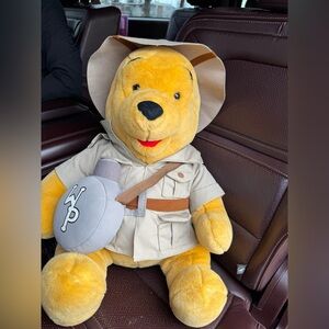 Winnie the Pooh Plush Toy Disney World Animal Kingdom Safari #a3ff83